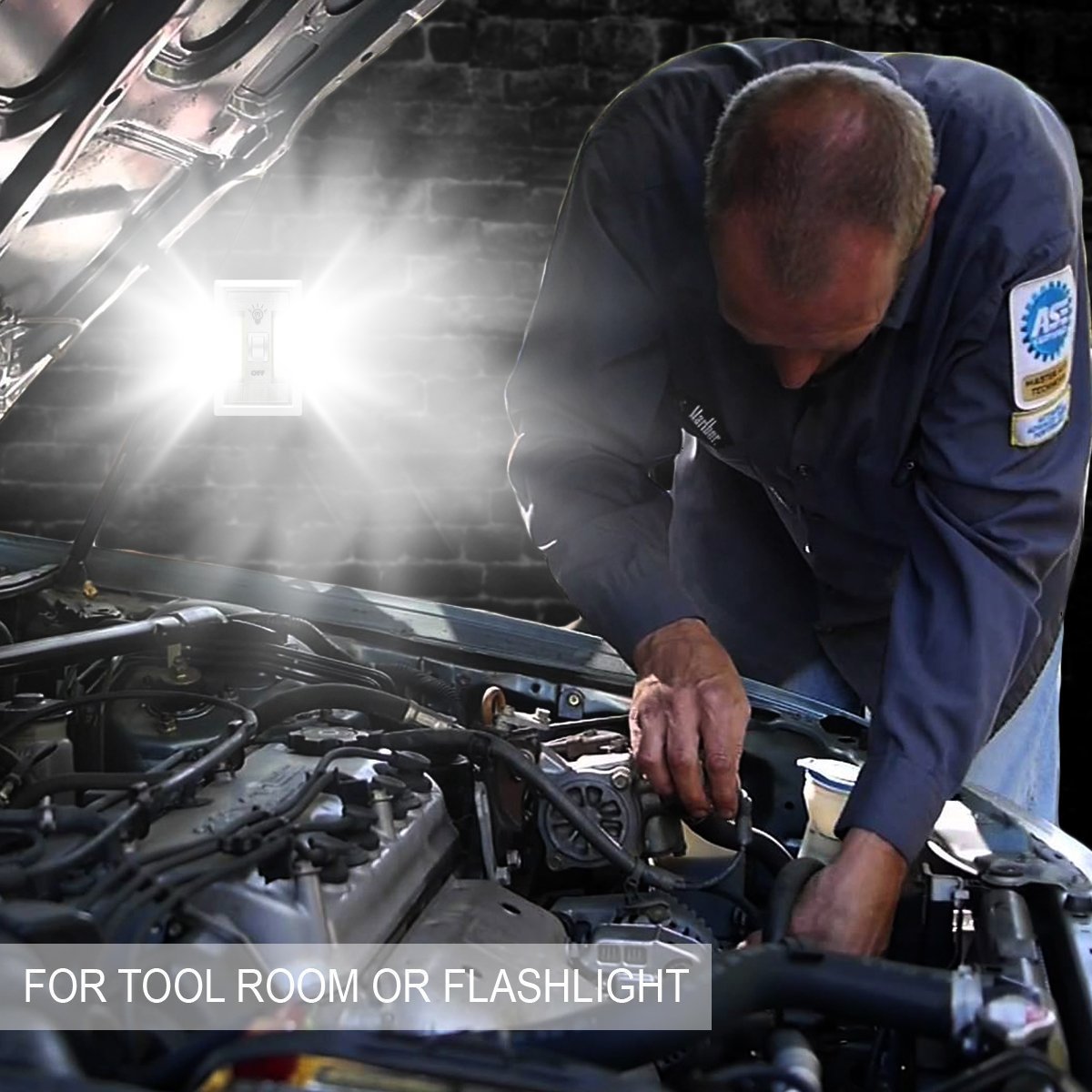 100 Lumen Wireless COB LED Light Switch