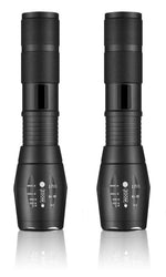 300 Lumen LED Tactical Flashlight - 2 Pack